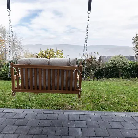 アパート Cozy Souterrain Terrasse Garten Panoramablick