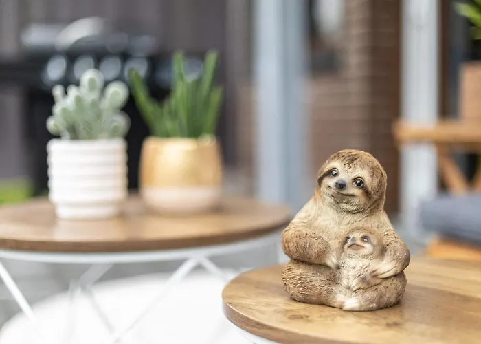 Cozy Souterrain Terrasse Garten Panoramablick *